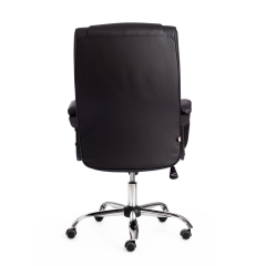 Кресло Tetchair MAXIMA Хром 22 кож/зам, черный, 36-6
