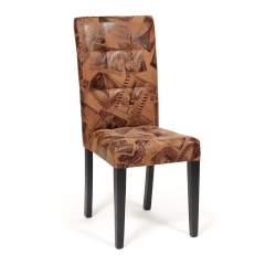 Стул Tetchair DITTA Бук, 1010650440, ножки wenge, ткань коричневый mega office 34