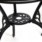 Комплект Tetchair Secret De Maison Romance стол +2 стула алюминиевый сплав, D60/H67, 53х41х89см, черный