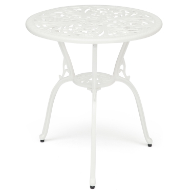 Комплект Tetchair Secret De Maison Romance стол +2 стула алюминиевый сплав, D60/H67, 53х41х89см, butter white