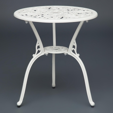 Комплект Tetchair Secret De Maison Romance стол +2 стула алюминиевый сплав, D60/H67, 53х41х89см, butter white