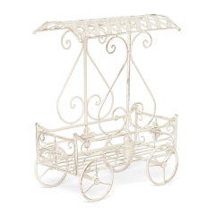 Цветочница Tetchair Secret de Maison CARRIAGE mod. PL08--6954 металл, 40х23х55см, Античный белый Antique White