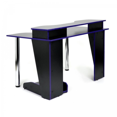 Надстройка Tetchair StrikeTop 120 NEO black/blue, черный/синяя кромка