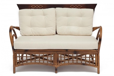 Диван Tetchair Secret De Maison Kavanto натуральный ротанг, 1307490 см, коричневый античный / Brown Antique