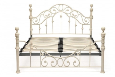 Кровать металлическая Tetchair VICTORIA 160200 см Queen bed, Античный белый Antique White
