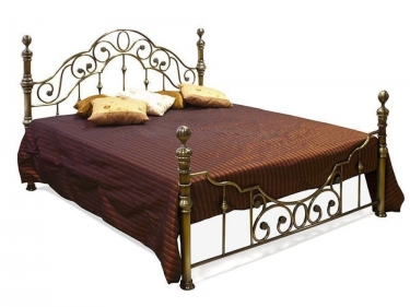 Кровать металлическая Tetchair VICTORIA 180200 см King bed, Античная медь Antique Brass