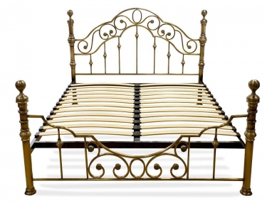 Кровать металлическая Tetchair VICTORIA 140200 см Double bed, Античная медь Antique Brass
