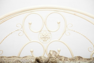 Кровать металлическая Tetchair ELIZABETH 160200 см Queen bed, Античный белый Antique White