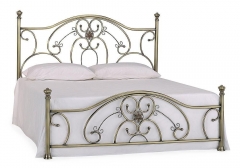 Кровать металлическая Tetchair ELIZABETH 140200 см Double bed, Античная медь Antique Brass