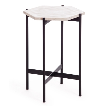Столик кофейный Tetchair Secret De Maison FENDY mod. 11980 алюминиевый сплав/мрамор, 383853 см, античная медь