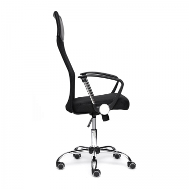 Кресло Tetchair PRACTIC кож/зам, ткань, черный