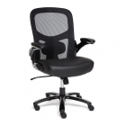 Кресло Tetchair BIG-1 сетка/рецикл. кожа, черный