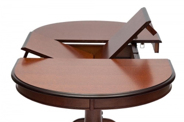 Стол раскладной Tetchair Eva EV-T4EX дерево гевея/мдф, 120+39х80х75см, MAF Brown