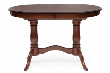 Стол раскладной Tetchair Eva EV-T4EX дерево гевея/мдф, 120+39х80х75см, MAF Brown