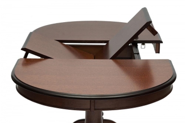 Стол раскладной Tetchair Eva EV-T4EX дерево гевея/мдф, 120+39х80х75см, Tobacco