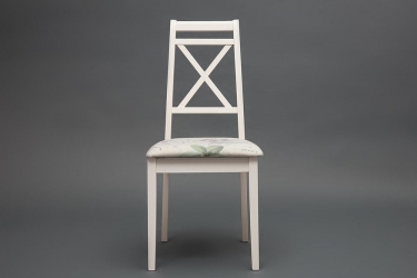 Стул Tetchair Picasso PC-SC дерево гевея, 45х53х97см, ivory white слоновая кость 2-5, Ткань Прованс 13