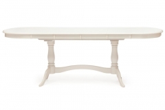 Стол раскладной Tetchair Siena SA-T6EX2L дерево гевея/мдф, 150+35+35х80х75см, ivory white слоновая кость 2-5