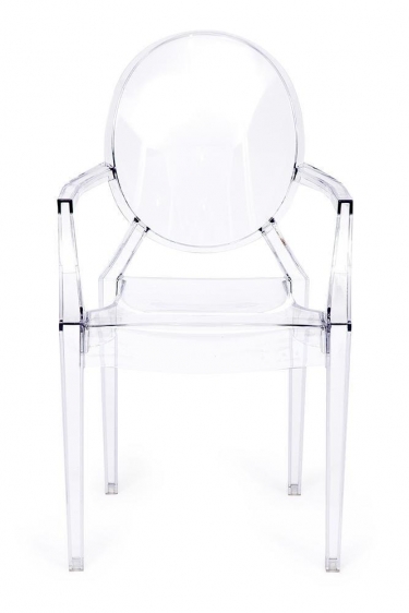 Кресло Tetchair MEDALION mod. 922 пластик, 56,553,292,5см, бесцветный