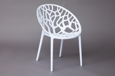 Стул Tetchair BUSH mod. 017 пластик, 6058,580см, белый