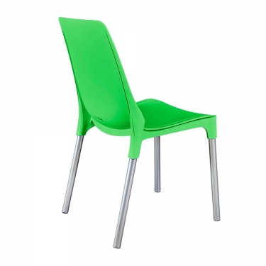 Стул Tetchair GENIUS mod 75 металл/пластик, 46x56x84cм, зеленый/ножки хром