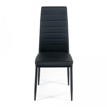 Стул Tetchair Easy Chair mod. 24 металл/экокожа, 40x42x95.5см, черный