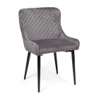 Стул Tetchair ELI mod. 8202 металл/ткань, 53x61,5x83 см, серый G-062-40/черный