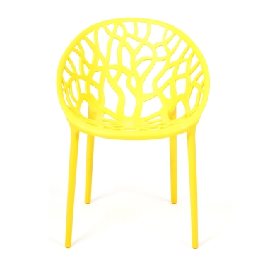 Стул Tetchair BUSH mod. 017 пластик, 6058,580см, желтый