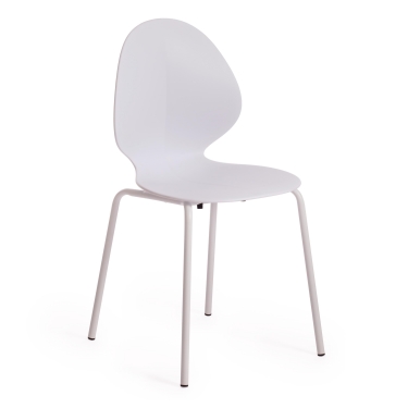 Стул Tetchair EBAY mod 03 металл/пластик, 52x46x83.5, белый