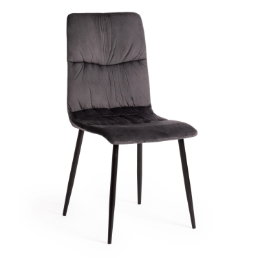 Стул Tetchair FURLA mod. 4816 металл/вельвет, 89х56х44см, серый