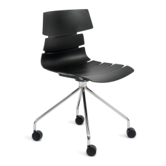 Стул офисный Tetchair HANSEN mod. 606-1 Черный/хром