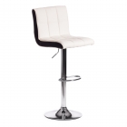 Стул барный Tetchair BARBER mod. KY711D металл/экокожа, 435092-103 см, белый/черный/хром