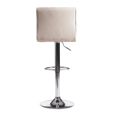 Стул барный Tetchair BARBER mod. KY711D металл/экокожа, 435092-103 см, белый/черный/хром