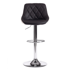 Стул барный Tetchair MESSY mod. KY704C металл/экокожа, 474884-105 см, черный/белый/хром