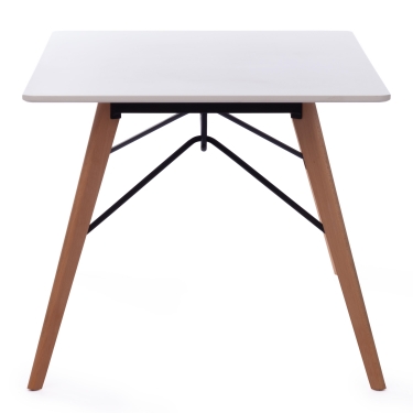 Стол Tetchair RUSTO mod. 289А МДФ/металл, 160 х 90 х 75 см , white белый