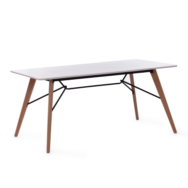 Стол Tetchair RUSTO mod. 289А МДФ/металл, 160 х 90 х 75 см , white белый