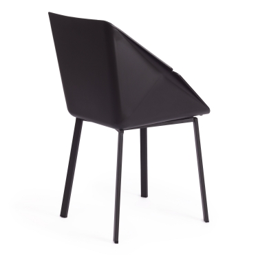 Стул Tetchair DORO mod. 8088 пластик/металл/ткань , 61,5 х 55 х 46 х 89 см , Black Черный / Grey Серый 1509