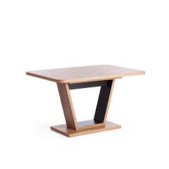 Стол обеденный Tetchair VOX ЛДСП, 132-172x85x75,5 см, Дуб артисан/Графит