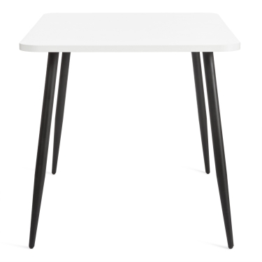 Стол Tetchair PLUTO ЛДСП/металл, 120x80x77 см, Белый/Черный