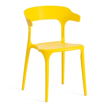 Стул Tetchair TON mod. PC36 пластик, 49,5 х 50 х 75,5 см , Yellow Желтый