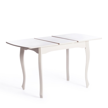 Стол Tetchair CATERINA PROVENCE бук, мдф, 100+30x70x75 см, Ivory white