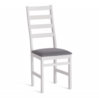 Стул Tetchair ROSARIO Многослойная фанера, 39 х 39 х 99 см, white, ткань темно-серая 150