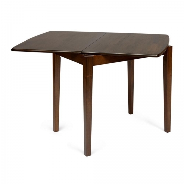 Стол Tetchair TEODORO mod. F-SHR3624RD W4 дерево гевея/мдф, 60x9090x120x76см, walnut орех