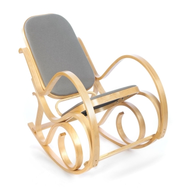 Кресло-качалка Tetchair mod. AX3002-2 ткань светло-серая 2022