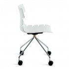 Стул офисный Tetchair HANSEN mod. 606-1 Белый/хром