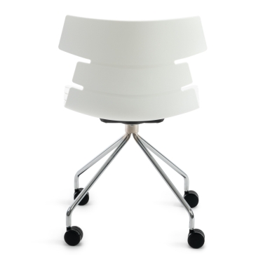 Стул офисный Tetchair HANSEN mod. 606-1 Белый/хром