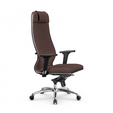 Кресло руководителя Метта Metta L 1m 38К2/2D Infinity Easy Clean MPES Комплект 1 Темно-коричневое