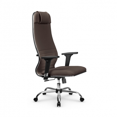 Кресло руководителя Метта Metta L 1m 38К2/2D Infinity Easy Clean MPES Комплект 7 Светло-коричневое