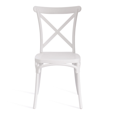 Стул Tetchair CROSS mod. PL24 пластик, 48 х 58 х 89 см, White белый 11954