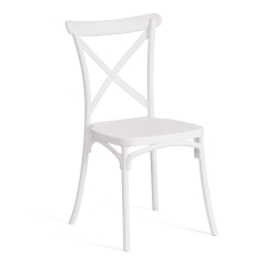 Стул Tetchair CROSS mod. PL24 пластик, 48 х 58 х 89 см, White белый 11954