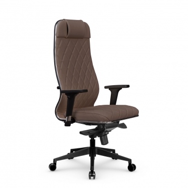 Кресло руководителя Метта Мetta L 1m 40M/2D Infinity Easy Clean MPES Комплект 4 Светло-коричневое